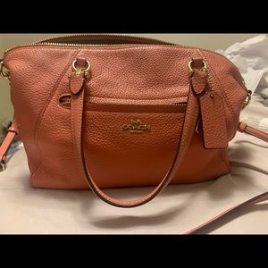 Coral Coach Purse